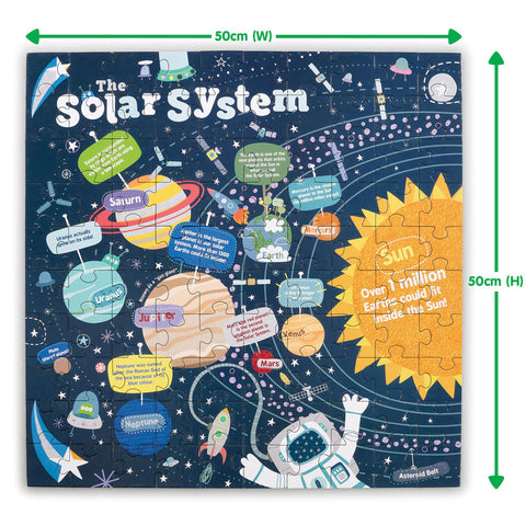 Early Learning Centre The Solar System 100 Piece Jigsaw Puzzle – Educational Space Learning Game for Kids 5+
