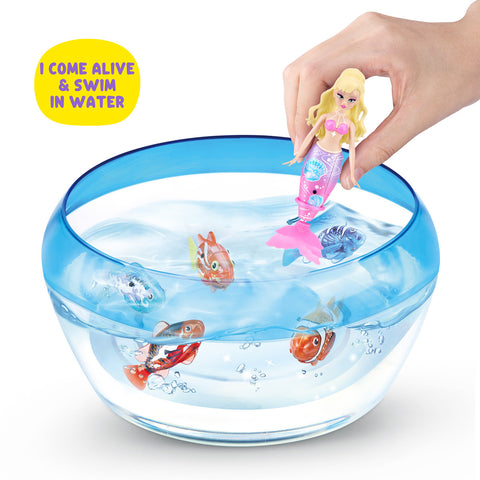 Pets Alive Magic Swimming Mermaid by ZURU (Styles Vary) – Water-Activated Robotic Mermaid Doll for Kids 3+