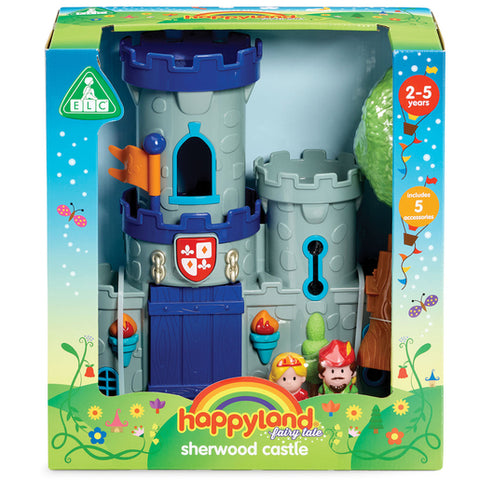 Happyland Fairy Tale Sherwood Castle Playset – Robin Hood & Maid Marion Adventure Toy for Toddlers