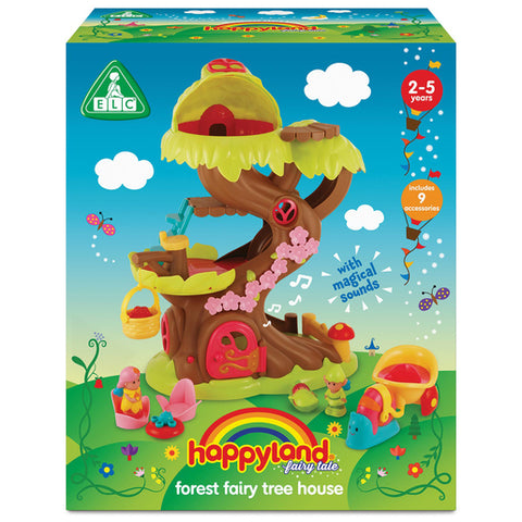 Happyland Fairy Tale Forest Fairy Tree House Playset – Magical Treehouse Toy with Lights & Sounds for Toddlers