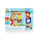 Early Learning Centre Musical Baby Bee Pram Toy Gift Set – Sensory Musical Rattle Set for Newborns