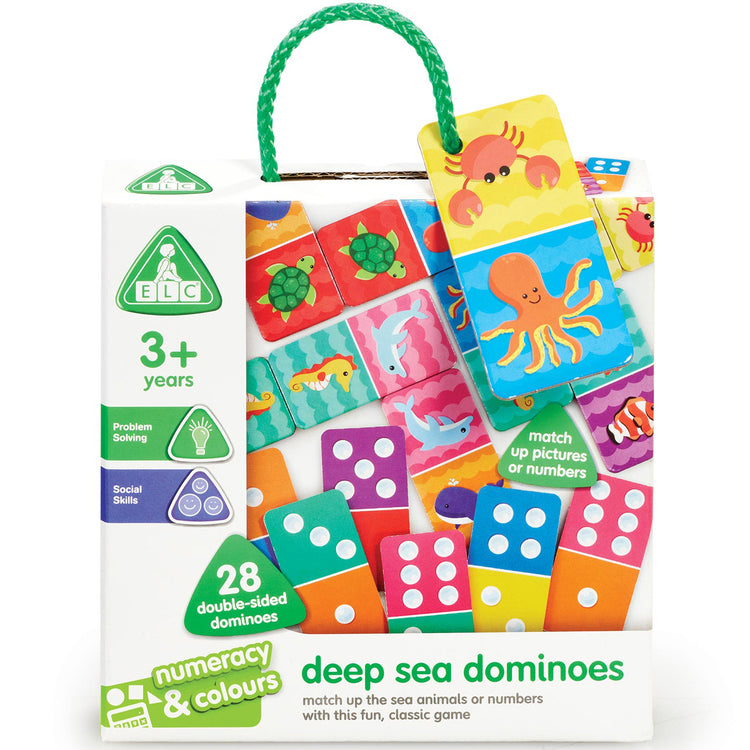 Early Learning Centre Deep Sea Dominoes Game – 2-in-1 Matching and Number Learning Game for Kids 3+